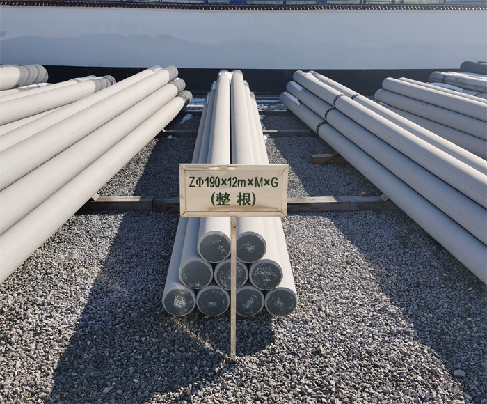 泗水190×12米钢筋混凝土水泥电线杆